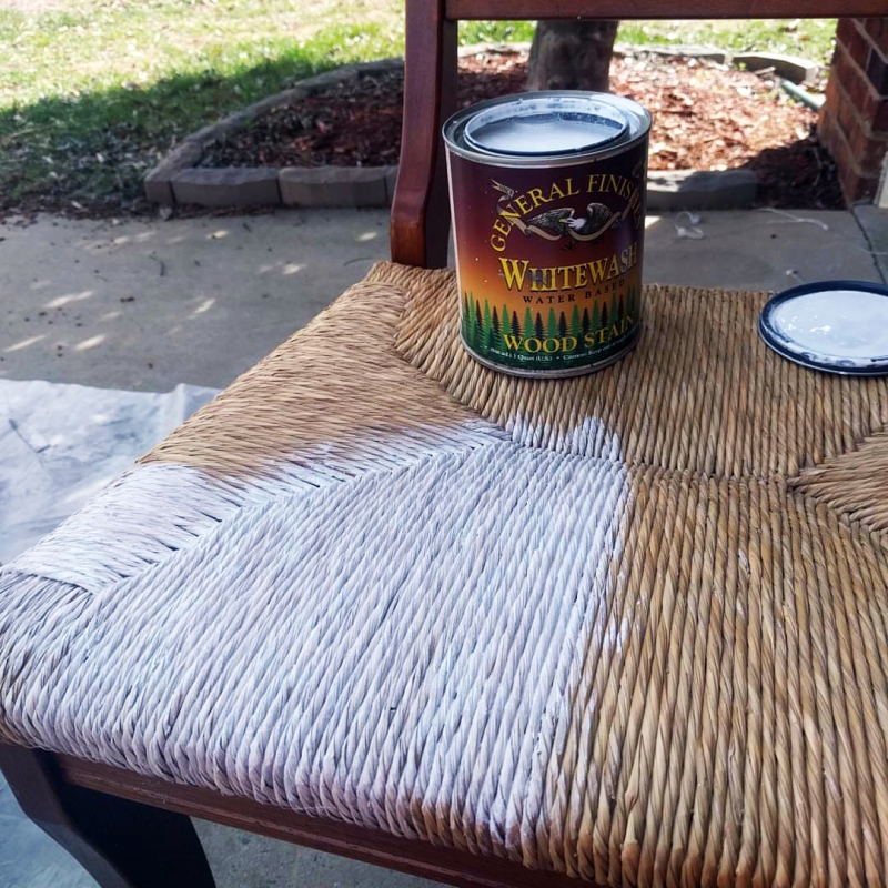 Whitewash Wicker Chair General Finishes Design Center