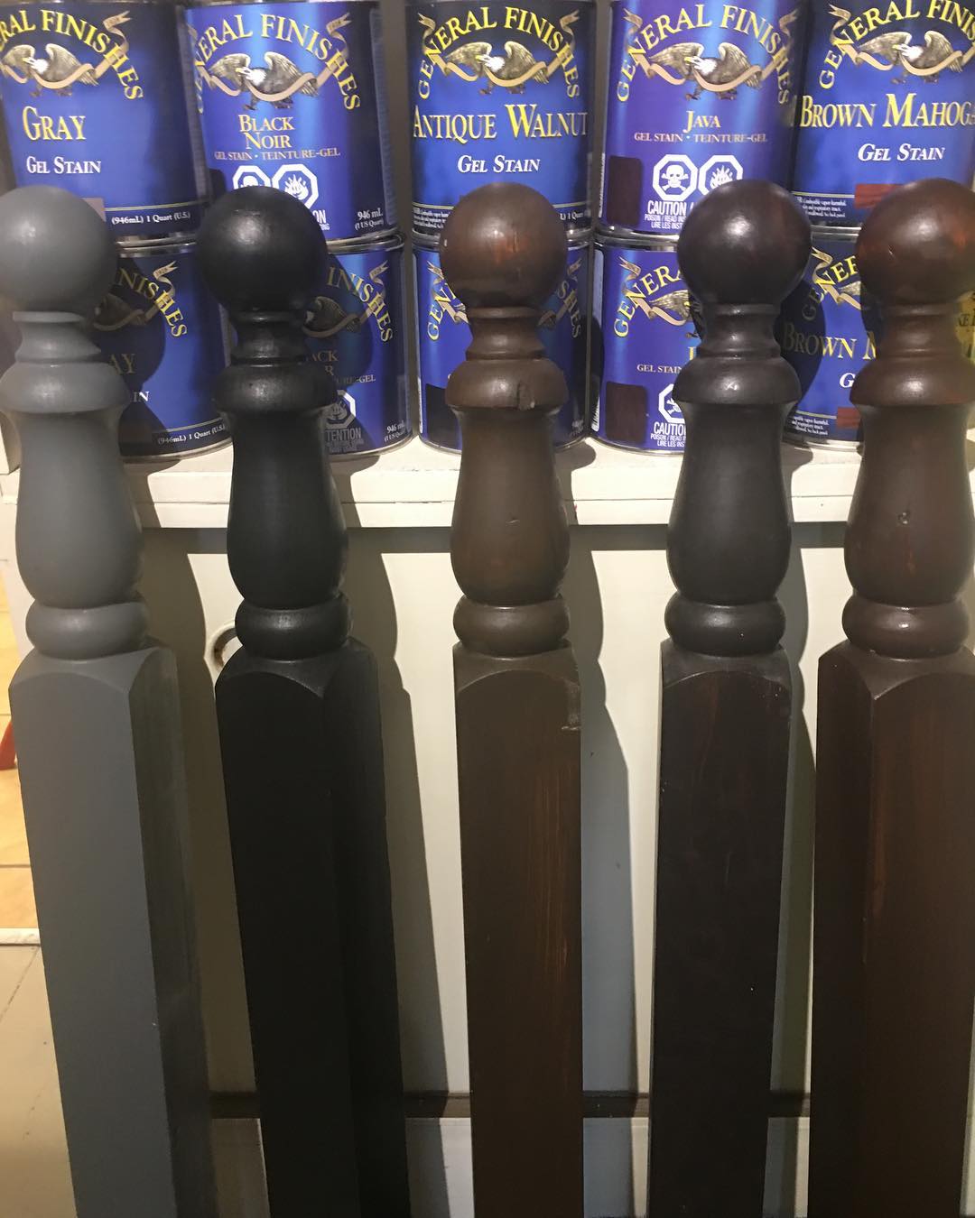 General Finishes Black Gel Stain Oil Based