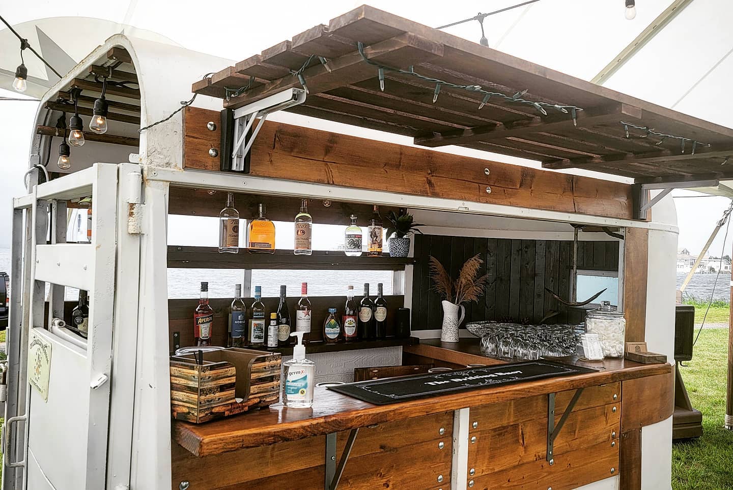 Mobile Bar Conversion from Horse Trailer