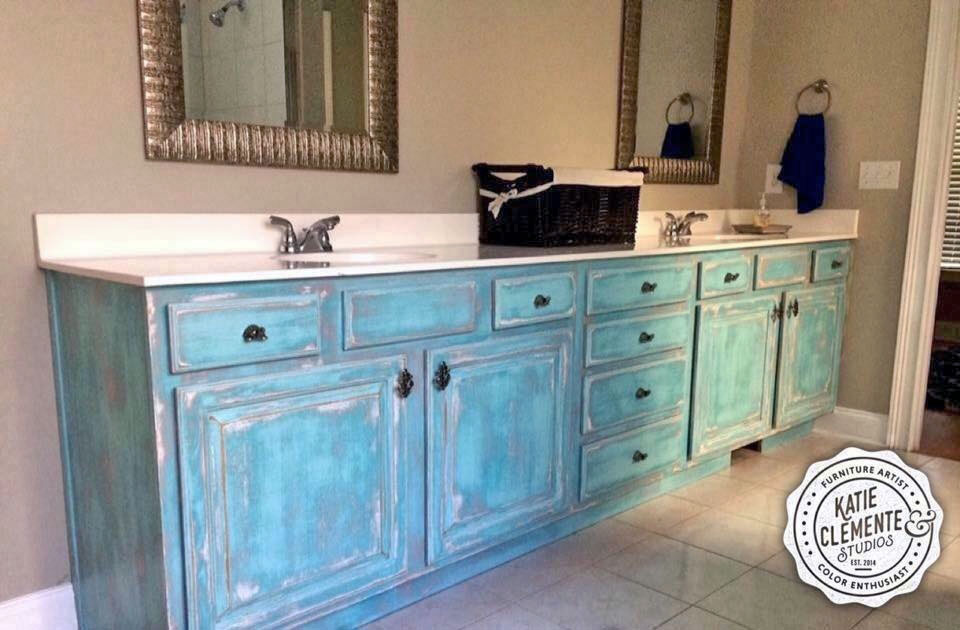 Coastal Paint Bathroom Vanity