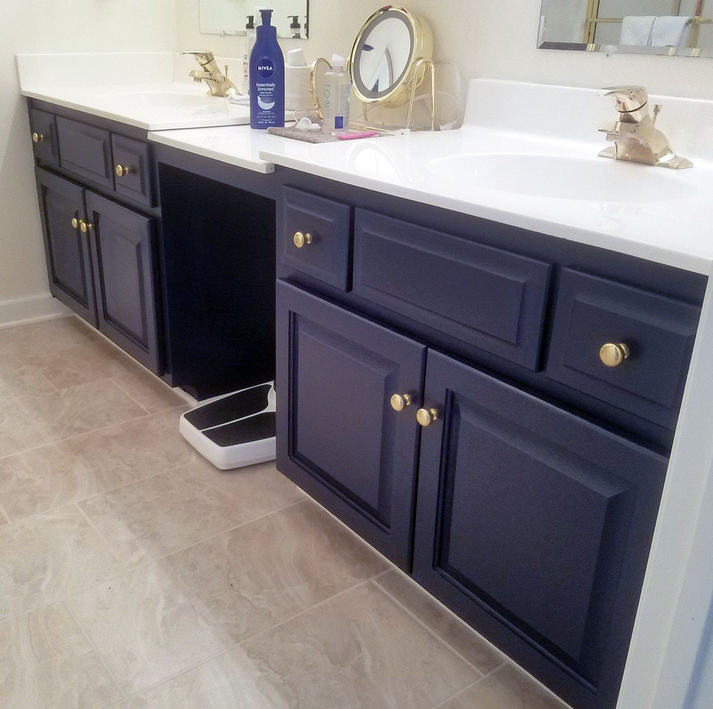 Blue Painted Bath Vanities