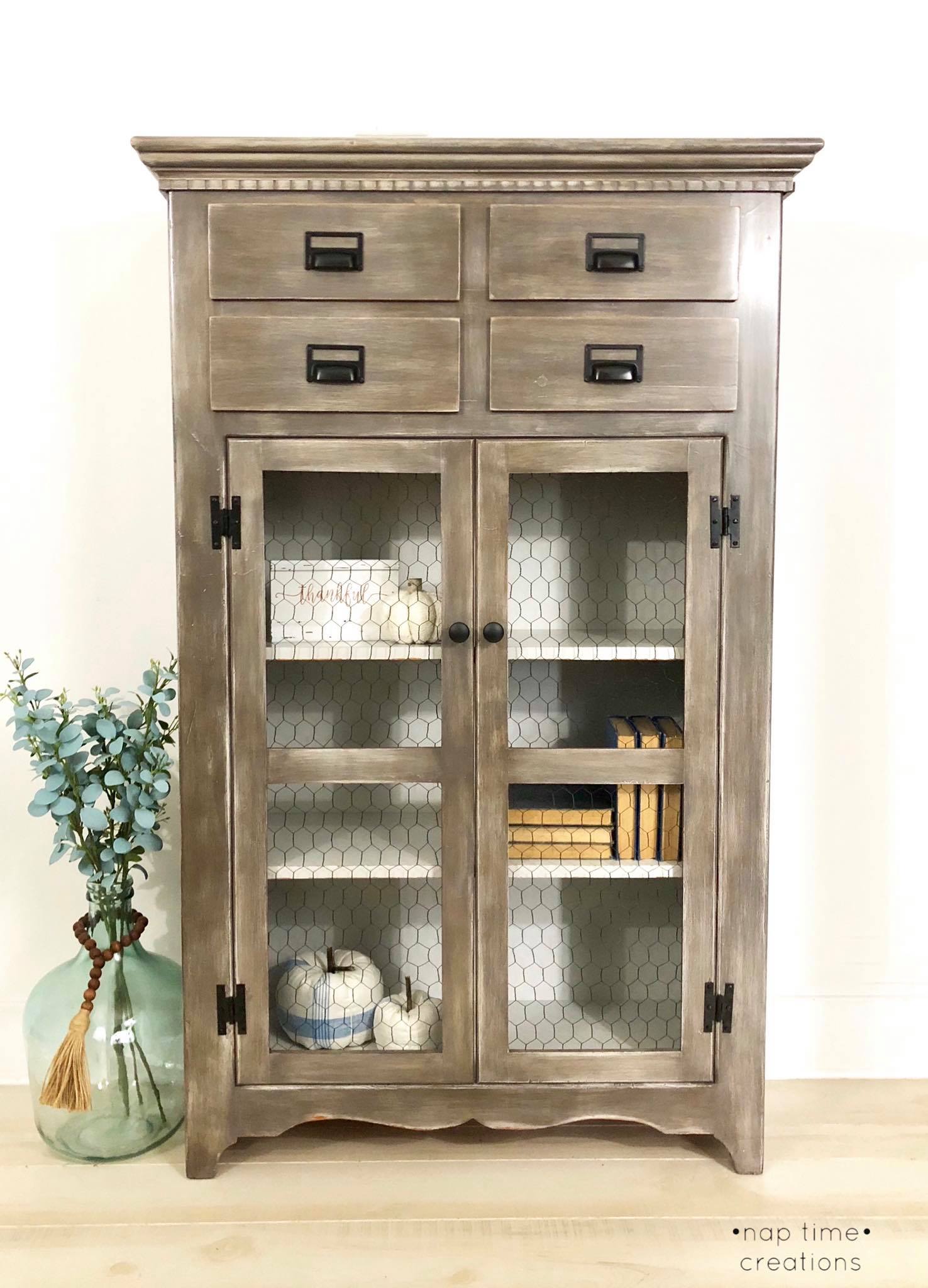 Faux Barn Wood Cabinet General Finishes Design Center