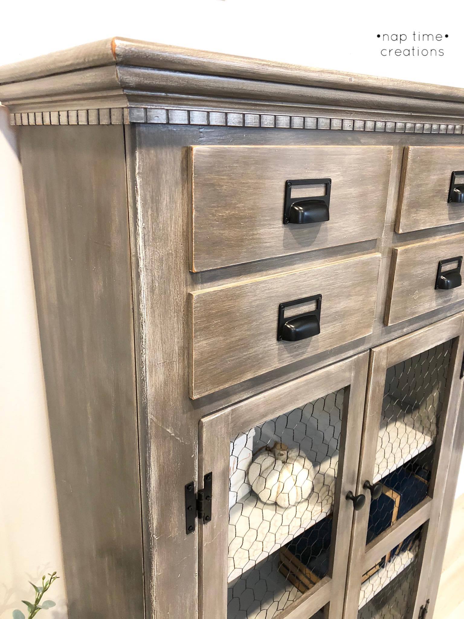 Faux Barn Wood Cabinet General Finishes Design Center