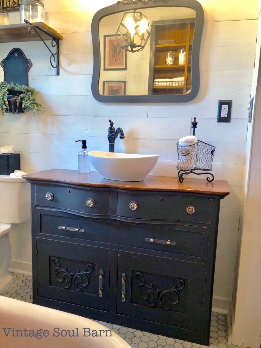 Upcycled Bathroom Vanity General Finishes Design Center