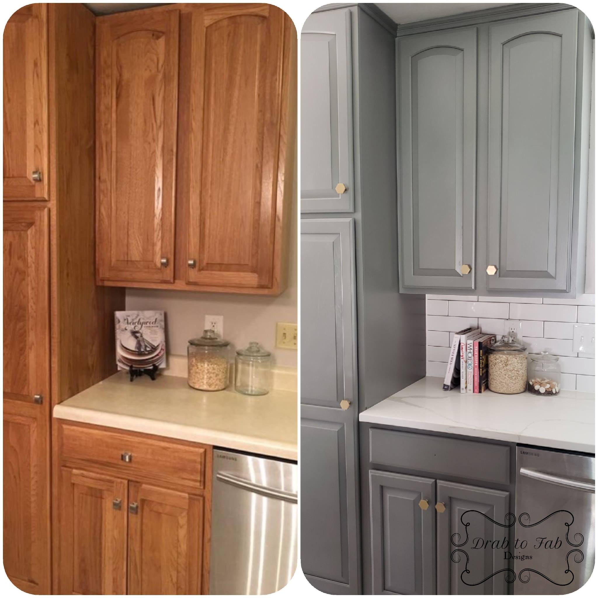 Scd Gray Erin 20190417 Drab To Fab Designs Cabinets Perfect Gray Milk Paint General Finishes 