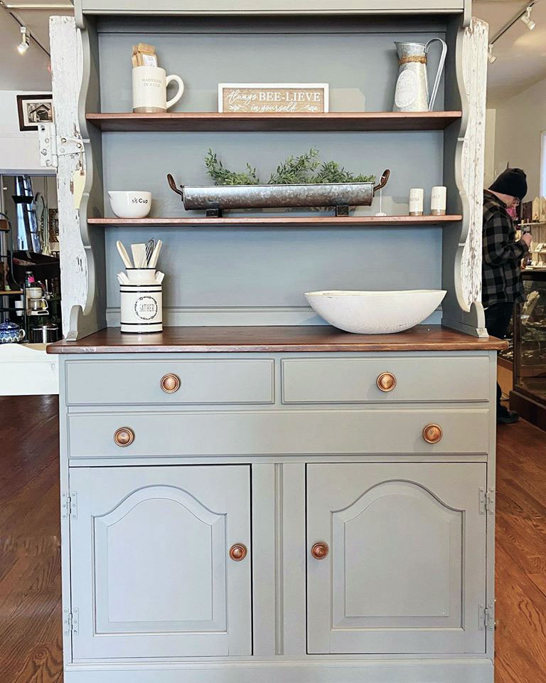 Scd Gray Erin 20200127 Timeless Trends Boutique Hutch Perfect Gray Milk Paint General Finishes 