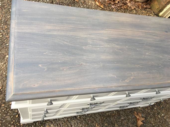 Gray Gel Stained Dresser Top General, How To Stain A Dresser Grey