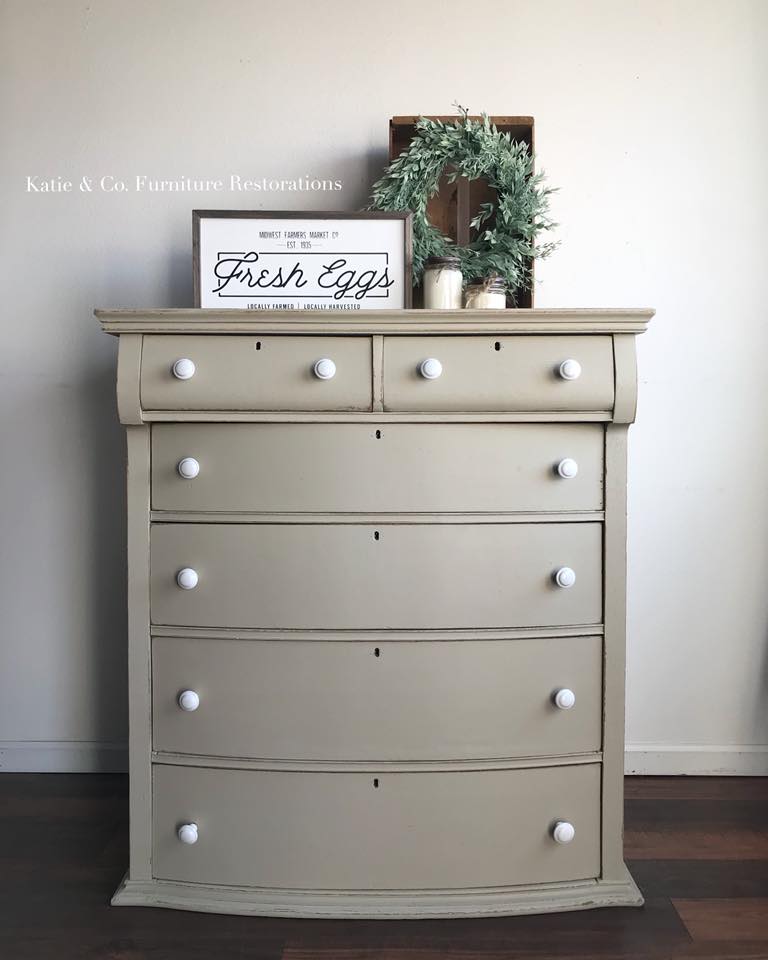 Dresser In Millstone Milk Paint, How To Paint Furniture With General Finishes Milk