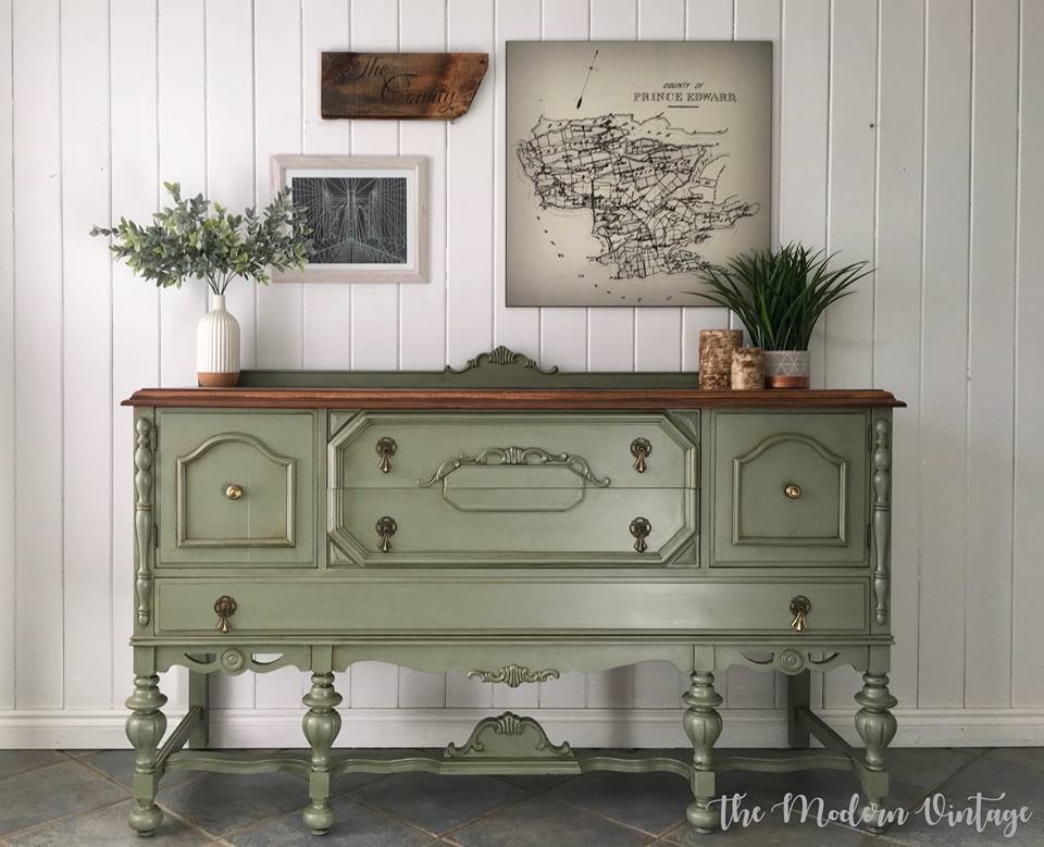 Petite Buffet in General Finishes Milk Paint — Martha Leone Design