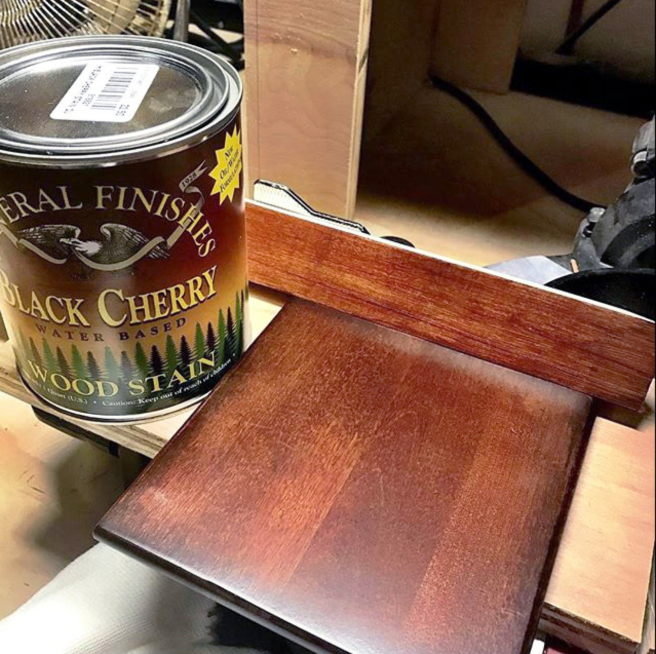 Dark Cherry Water Based Wood Stain General Finishes Design Center