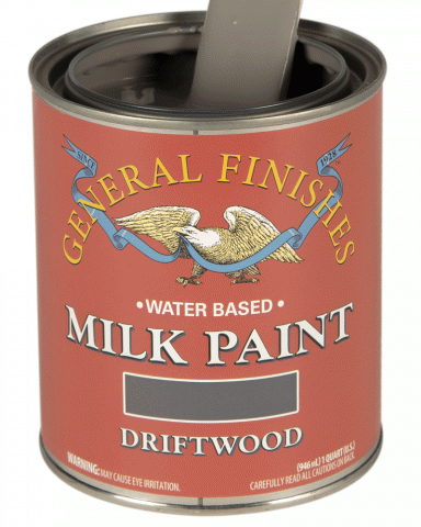 General Finishes Milk Paint, Quart, Driftwood