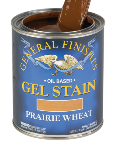 General Finishes Oil Based Gel Stain, Quart, Prairie Wheat