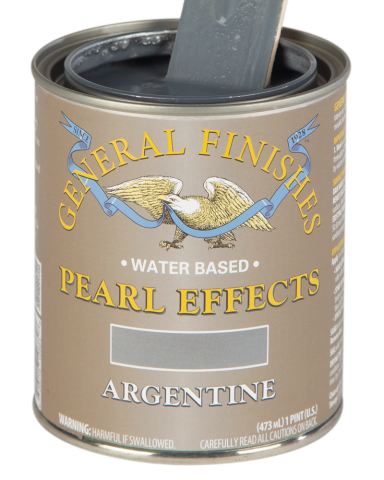 General Finishes Pearl Effects, Pint, Argentine