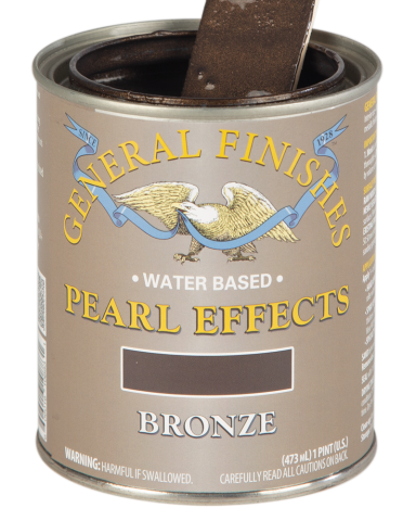 General Finishes Pearl Effects, Pint, Bronze