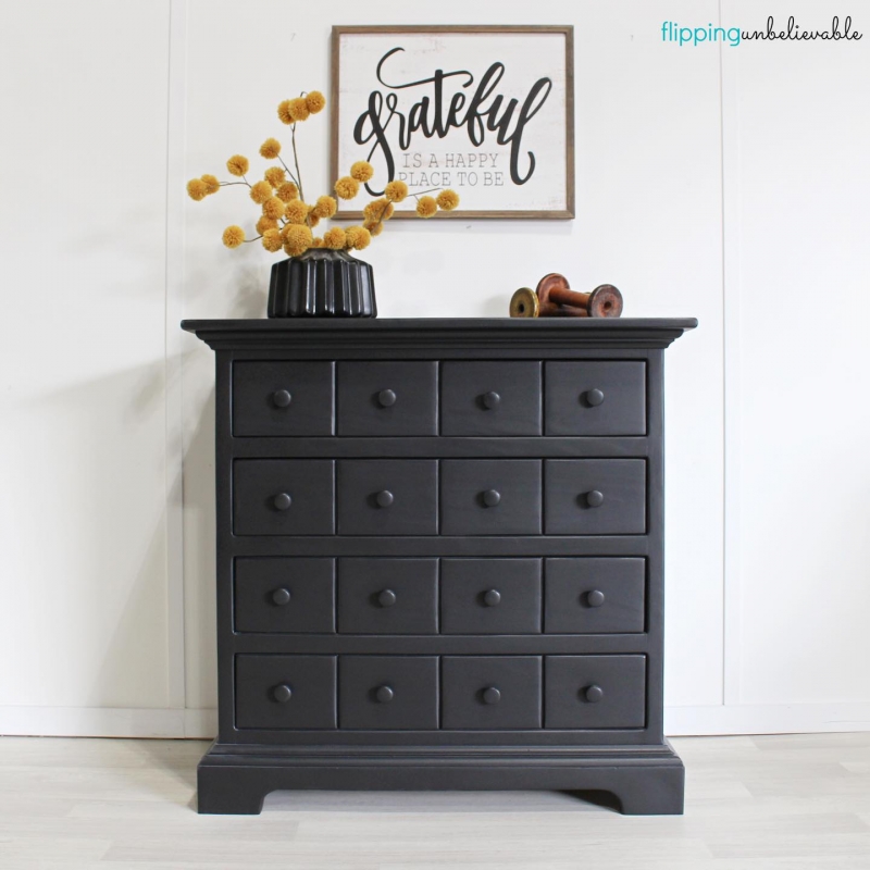 Lamp Black Apothecary Cabinet | General Finishes Design Center