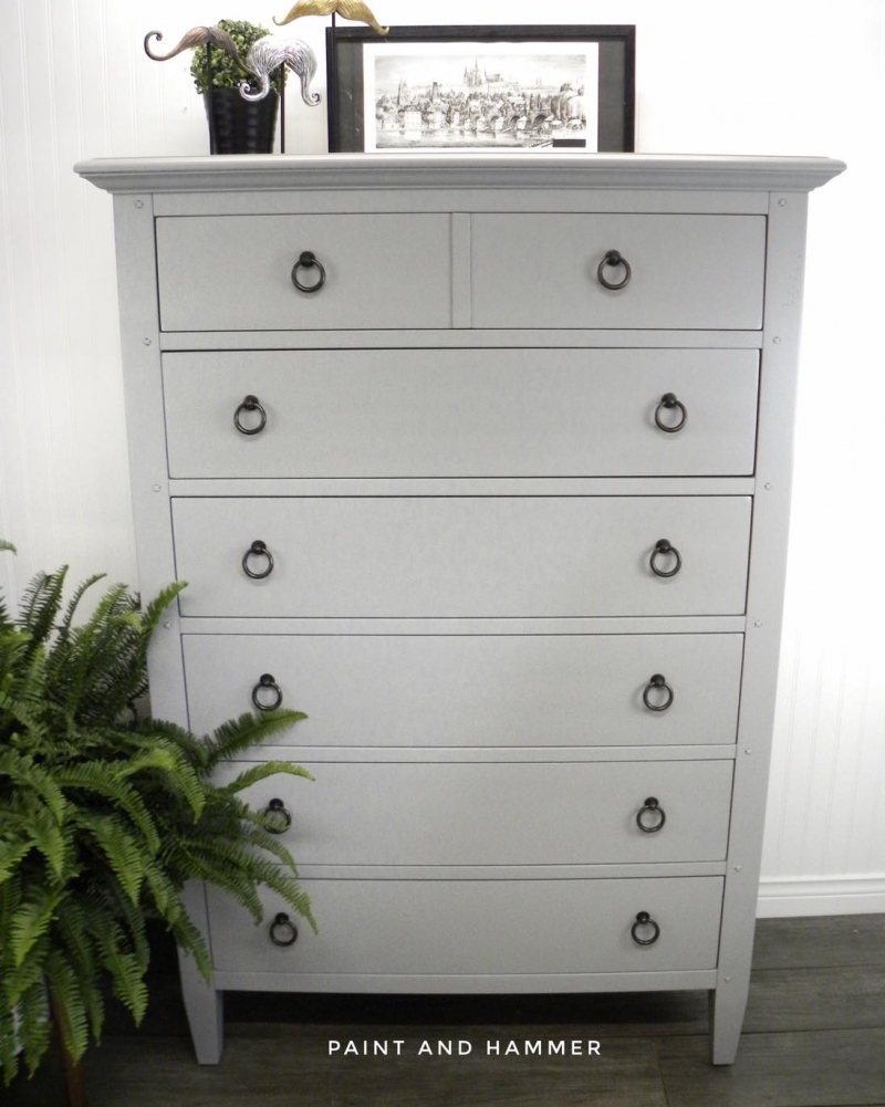 Perfect Gray Dresser General Finishes Design Center   Gf Scd Gray Erin 20210830 Paint And Hammer Dresser Perfect Gray Water Based Milk Paint General Finishes 