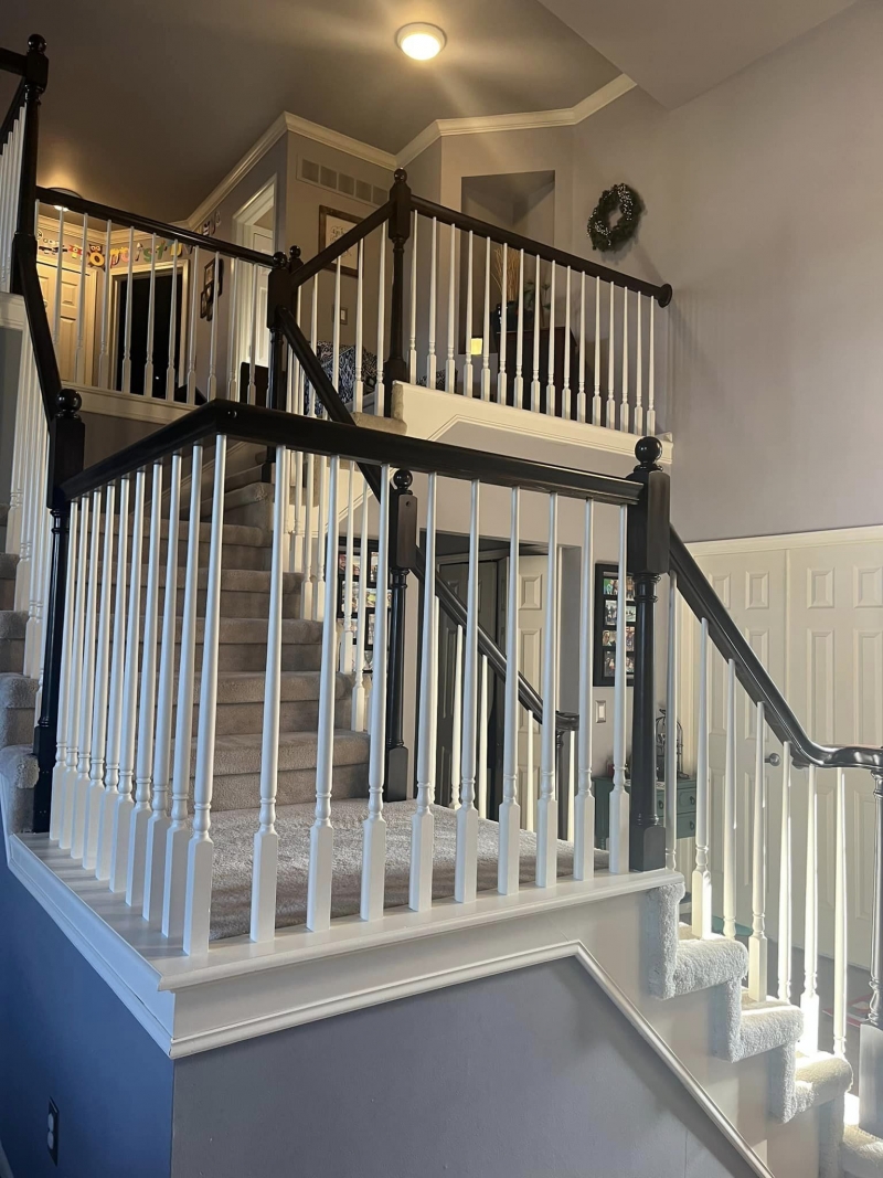 Java Stair Bannister Makeover | General Finishes Design Center