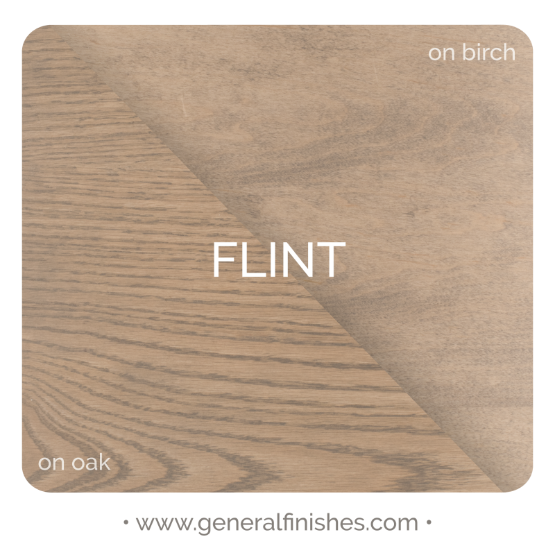 General Finishes Liquid Oil Wood Stain, Flint - Stylized Color Chip