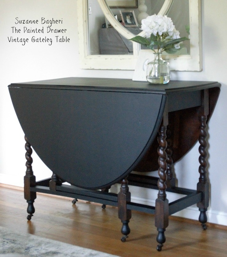 black gateleg table