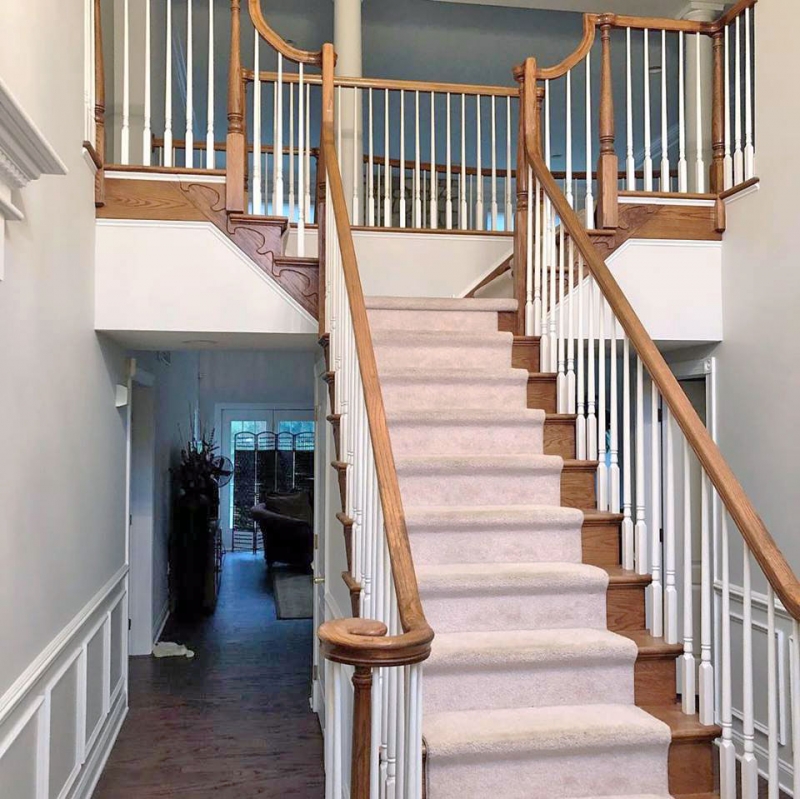 Black Gel Stain Stair Makeover | General Finishes Design Center