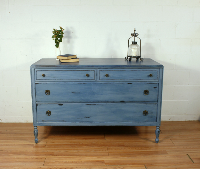 Dresser Color Washed W Coastal Blue General Finishes Design Center