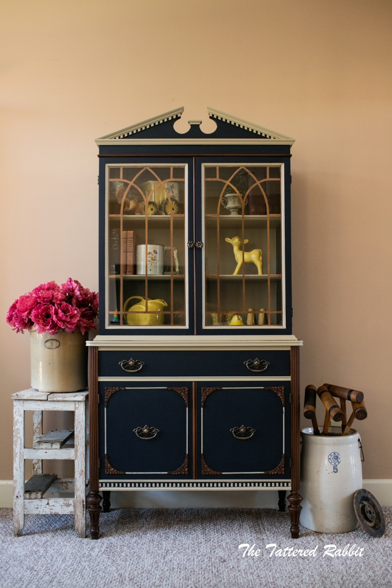 Hutch in Coastal Blue Milk Paint | General Finishes Design ...