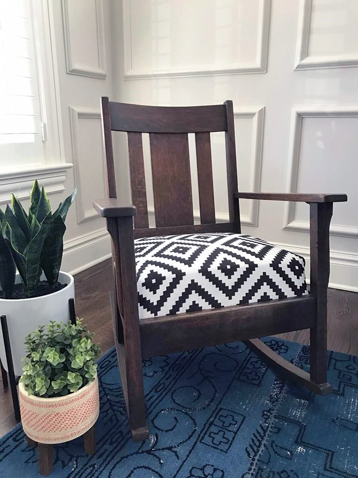 Black and Java Gel Stained Vintage Rocker | General Finishes Design ... Black and Java Gel Stained Vintage Rocker | General Finishes Design ...