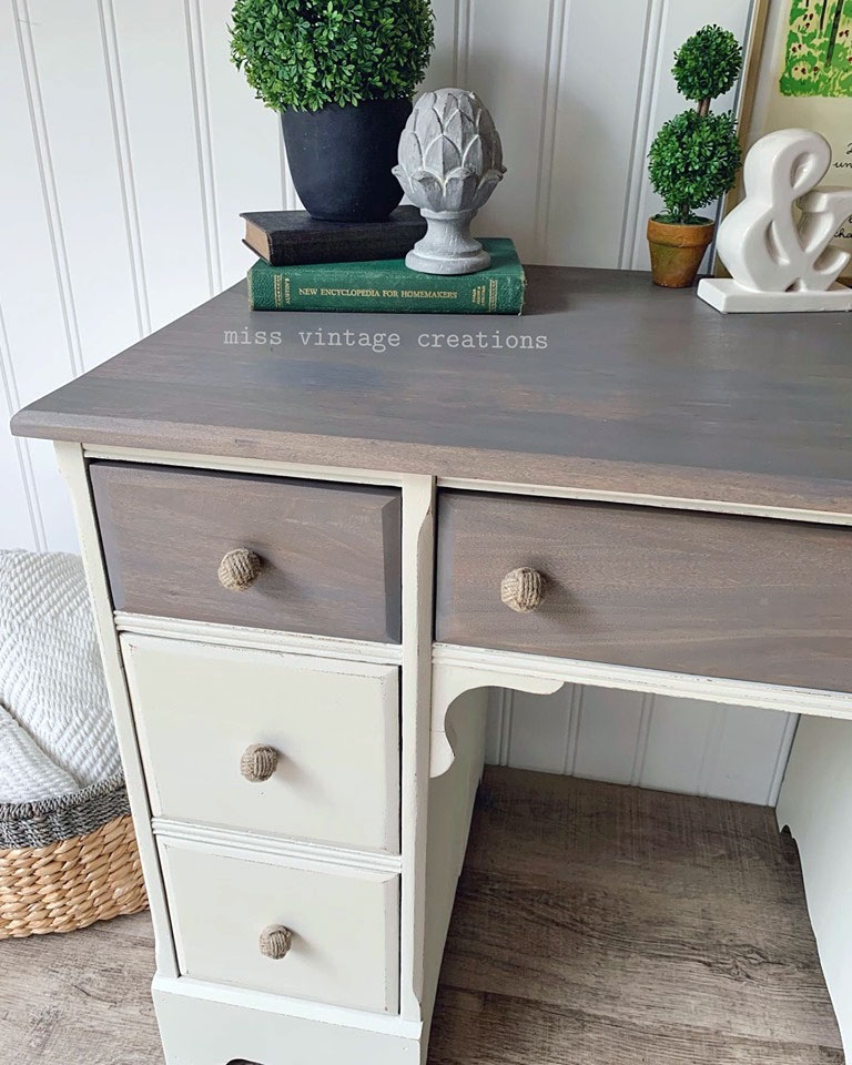 Ash deals grey desk