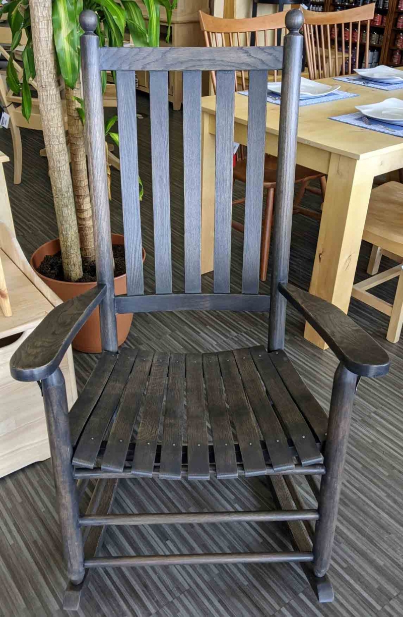 Carbon Gray Gel Stain Rocking Chair | General Finishes Design Center