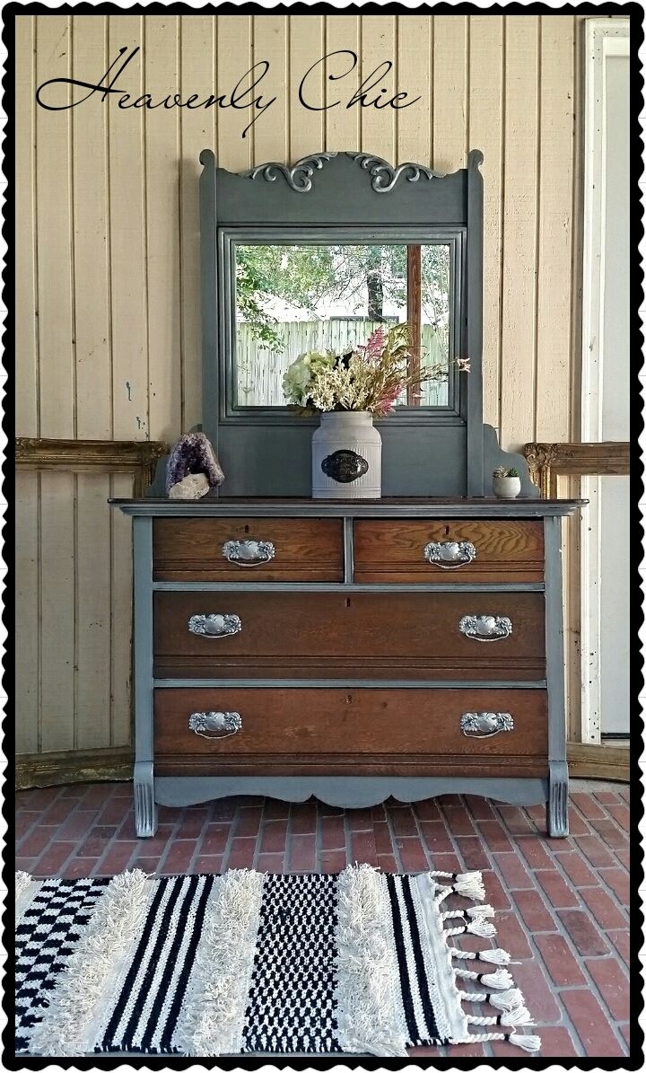 mahogany brown furniture oak chest painted antique stain tiger gel refinishing mirror refurbished wood paint redo gray dressers diy decoupage