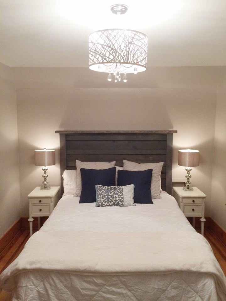 Headboard in Gray Gel Stain | General Finishes Design Center