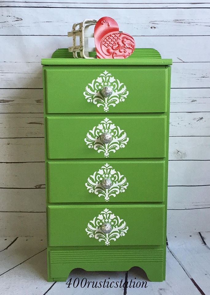 Dresser In Lime Green Milk Paint General Finishes Design Center
