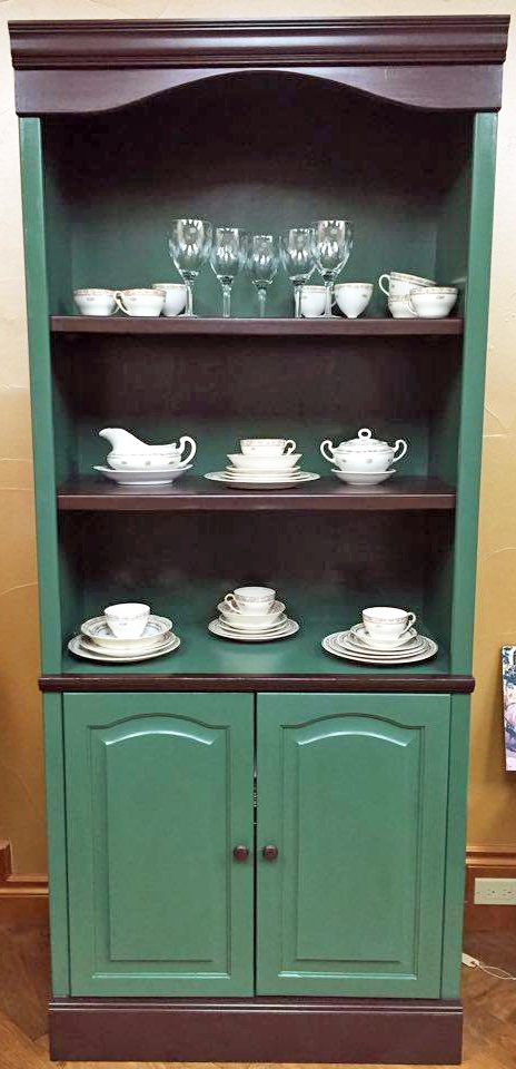 Dark deals green hutch