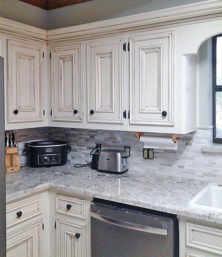 Antique White Kitchen Makeover General Finishes Design Center Antique White Kitchen Makeover, General Finishes Antique White Milk Paint Kitchen Cabinets