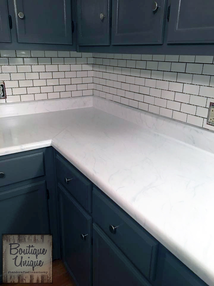Carrara Marble Countertop With Gf Milk, How To Paint Marble Effect On Countertops