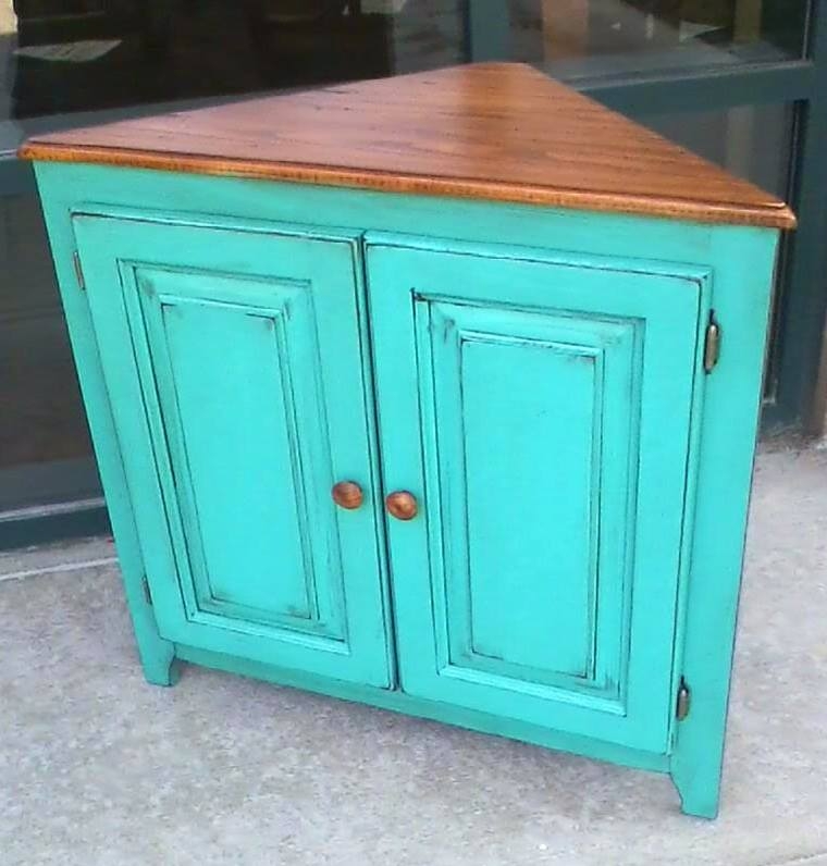patina green cabinet