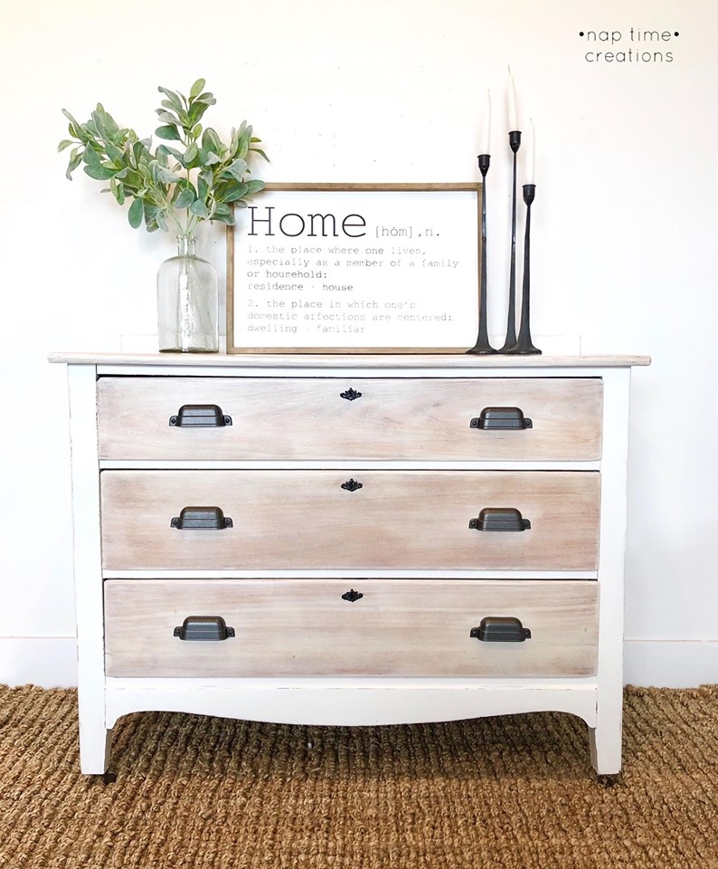 Whitewash dresser on sale