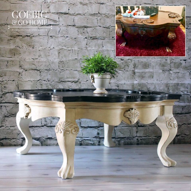 Van Glazed Antique White Coffee Table General Finishes Design Van Glazed Antique White Coffee Table General Finishes Design Center