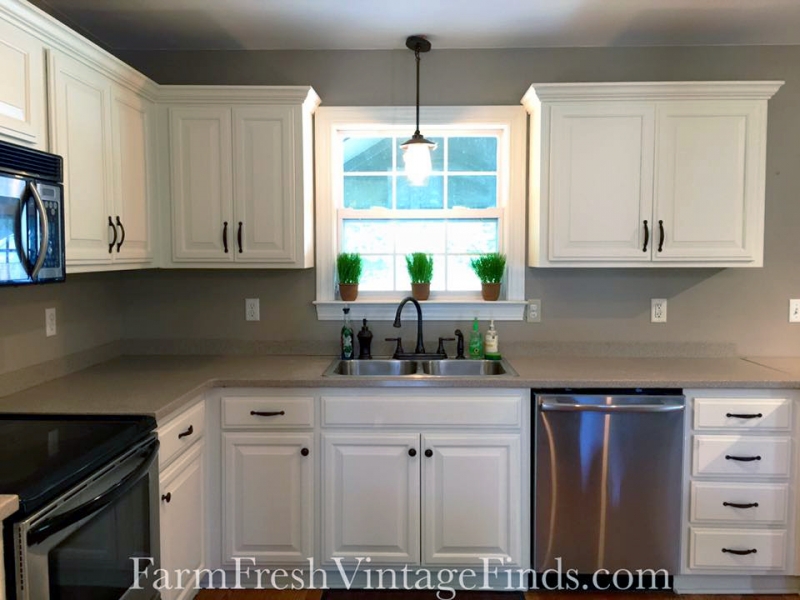 GF Linen Milk Painted Kitchen Cabinets | General Finishes Design Center