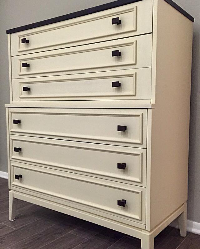 Milk Paint Dresser} – Before & After - Milk Paint