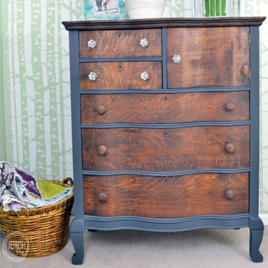 Slate gray online dresser