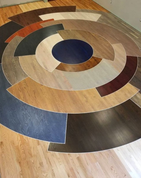 Showroom Floor In Pro Stain General Finishes Design Center