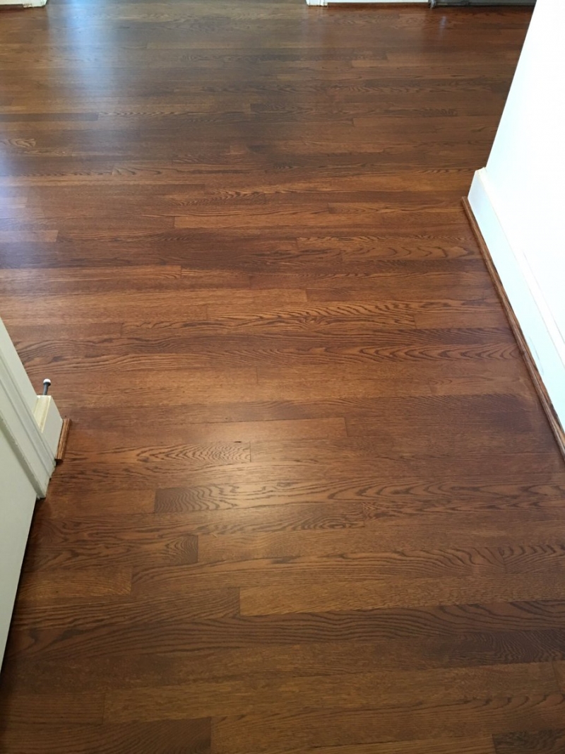 White Oak Floors in Antique Brown Pro  Floor Stain Pro  