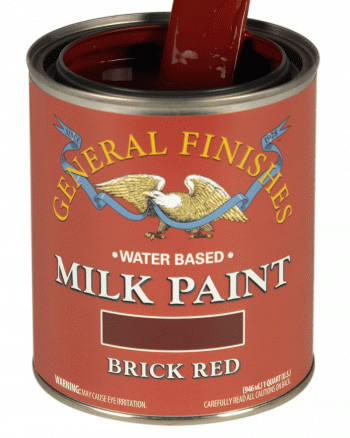 General Finishes Milk Paint, Quart, Brick Red