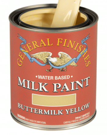 General Finishes Milk Paint, Quart, Buttermilk Yellow