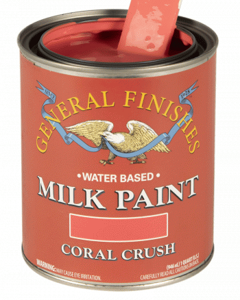 General Finishes Milk Paint, Quart, Coral Crush
