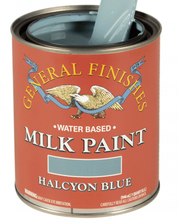 General Finishes Milk Paint, Quart, Halcyon Blue