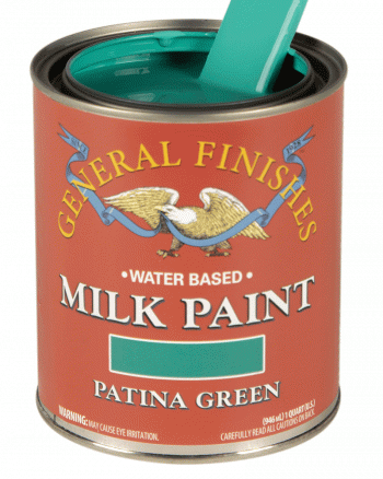 General Finishes Milk Paint, Quart, Patina Green