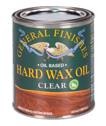 General Finishes Hard Wax Oil Based Topcoat in Clear, Pint
