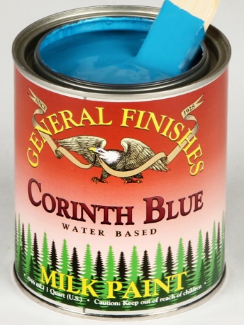 General Finishes Milk Paint, Quart, Corinth Blue (Discontinued)